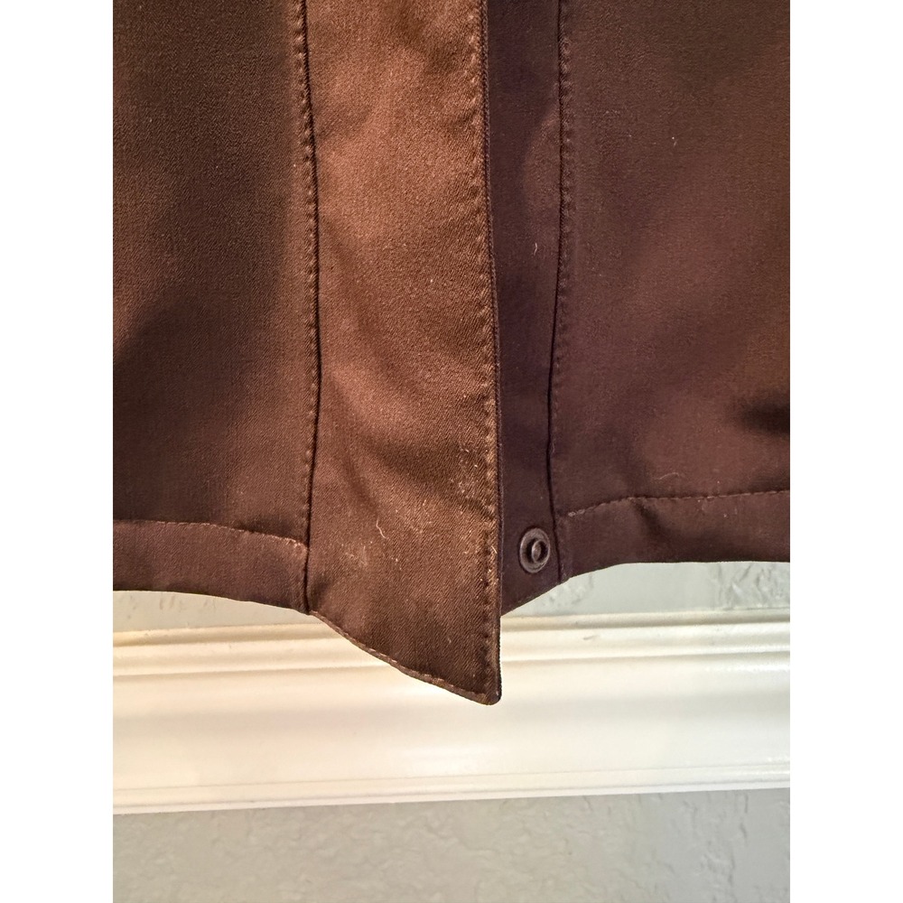 Patagonia Womens H2No Waterproof Parka Jacket Brown XL Rain Coat Shell Longline - Picture 8 of 13